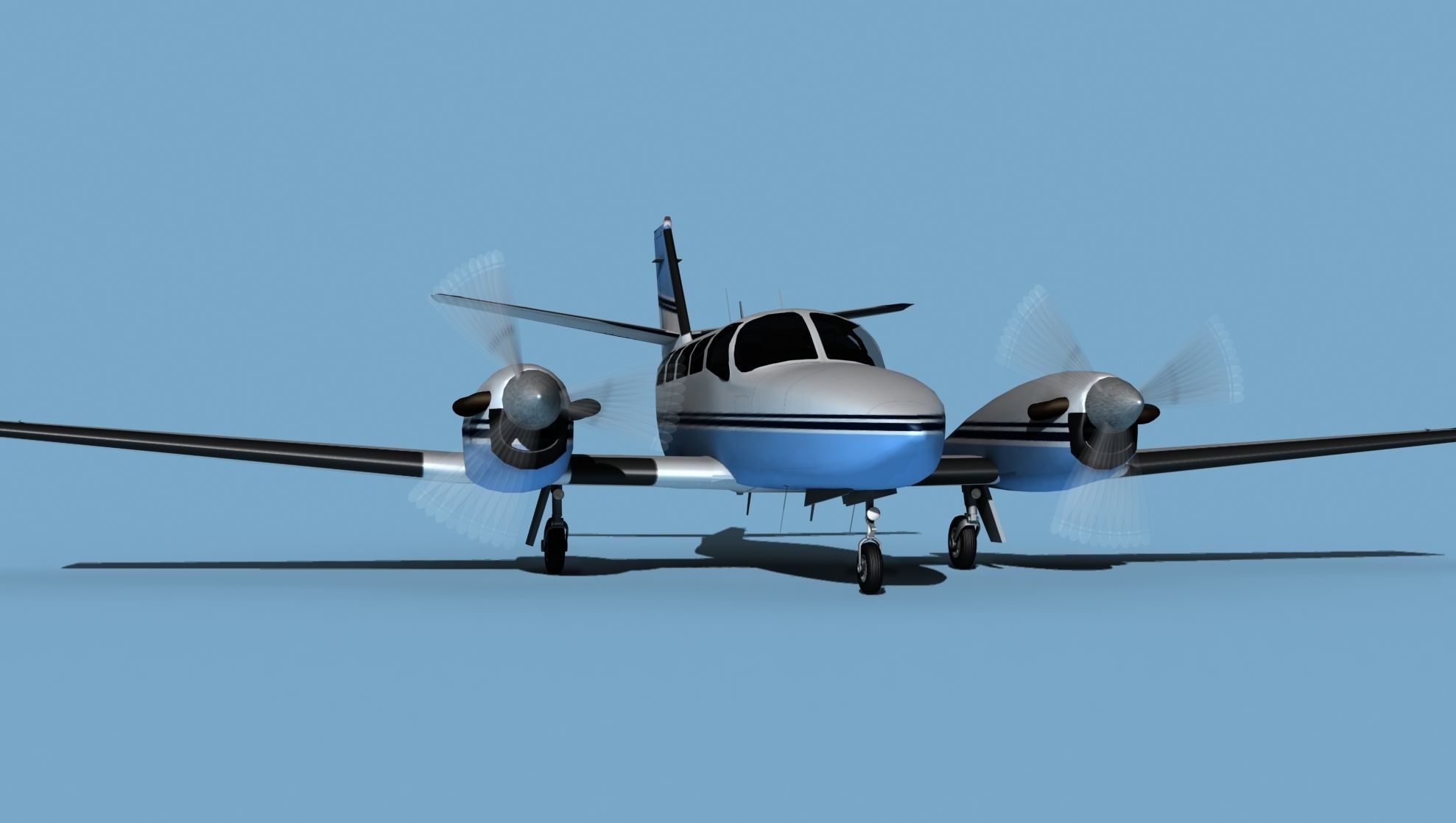 Cessna F406 Caravan II V12 3D model_1
