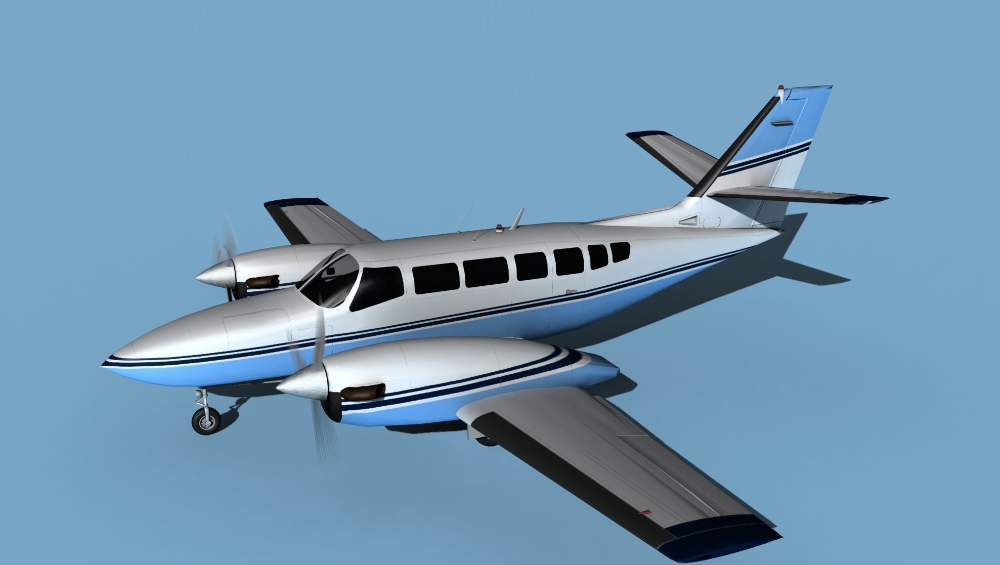 Cessna F406 Caravan II V12 3D model_9