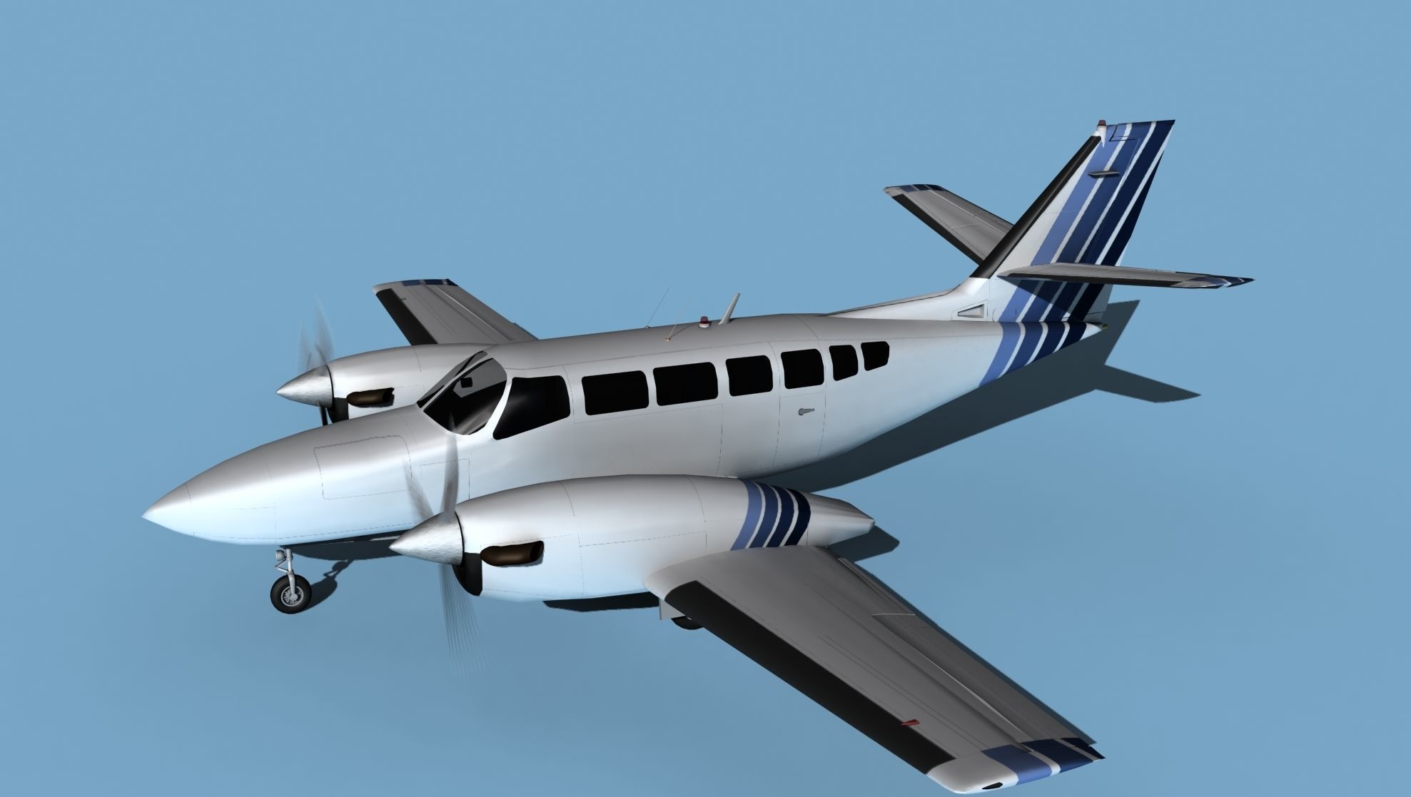 Cessna F406 Caravan II V15 3D model_9