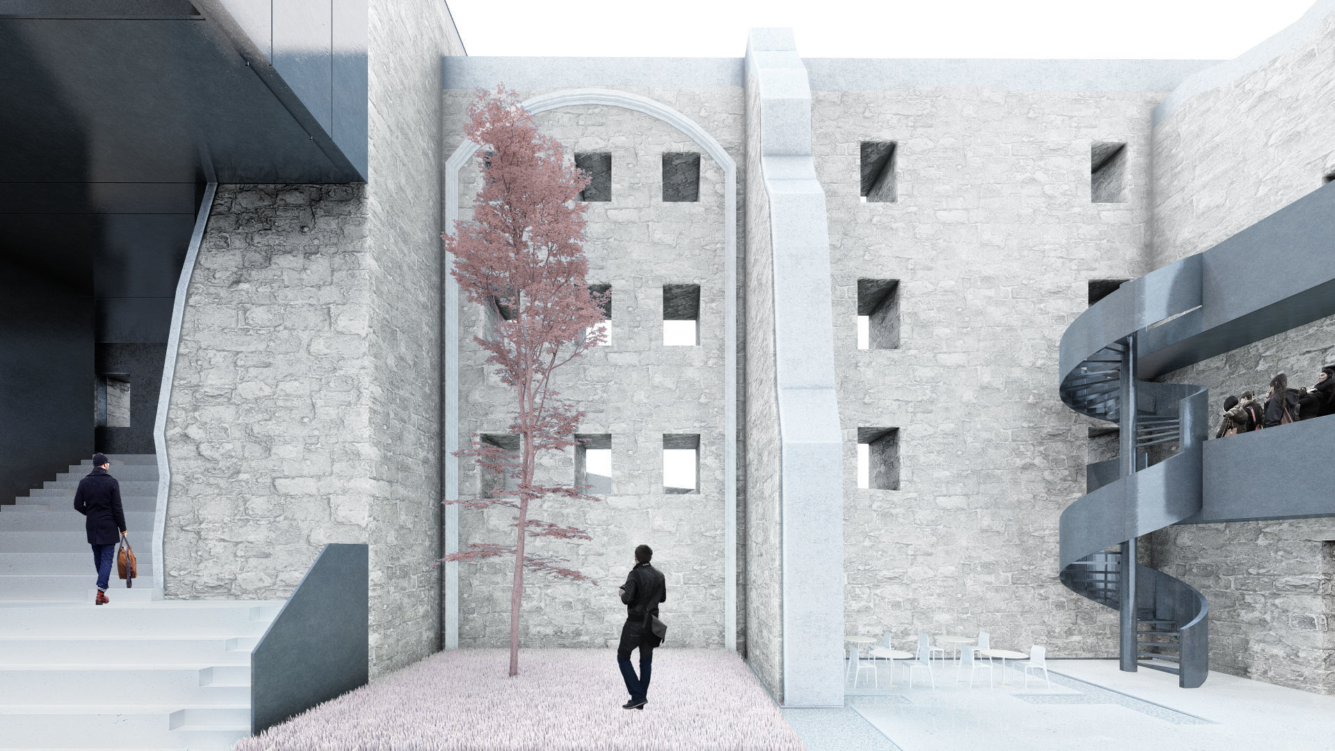 Haasberg Mansion Reconstruction - 3D print model 3D model_3