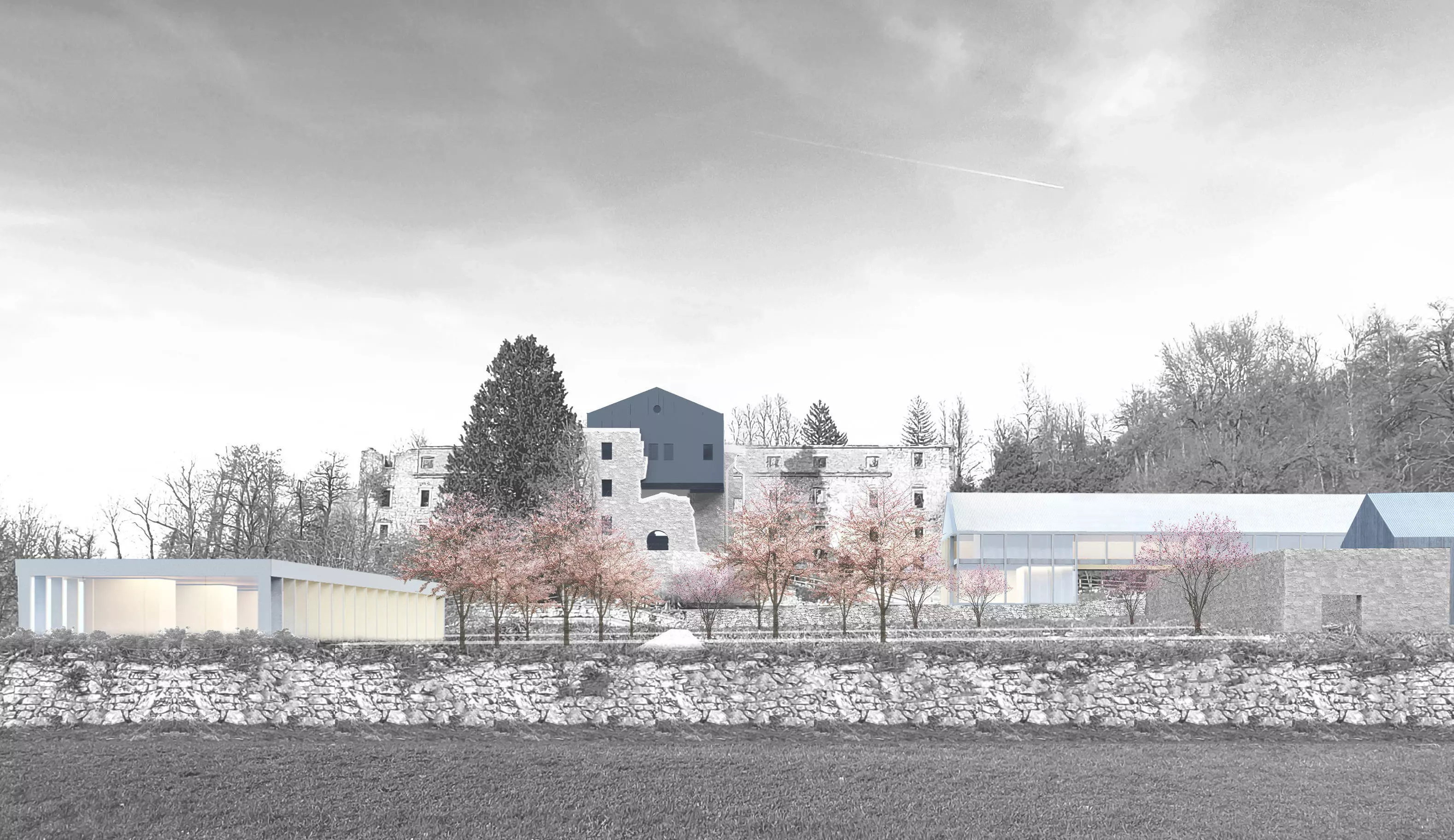 Haasberg Mansion Reconstruction - 3D print model 3D model_0