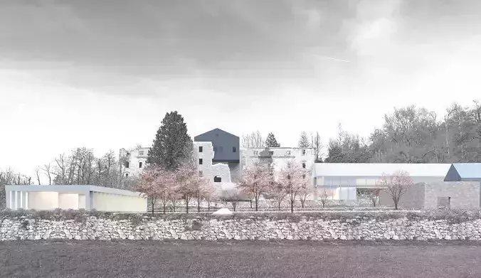 Haasberg Mansion Reconstruction - 3D print model