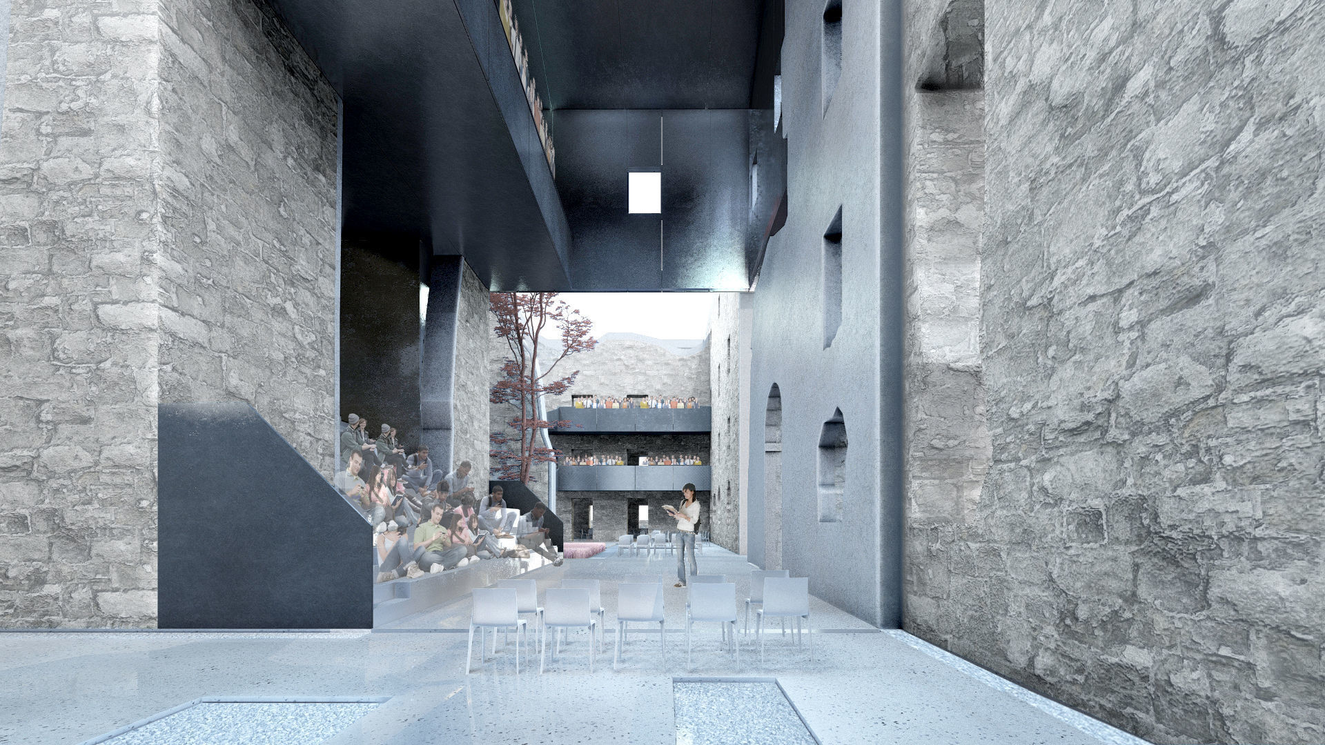 Haasberg Mansion Reconstruction - 3D print model 3D model_2