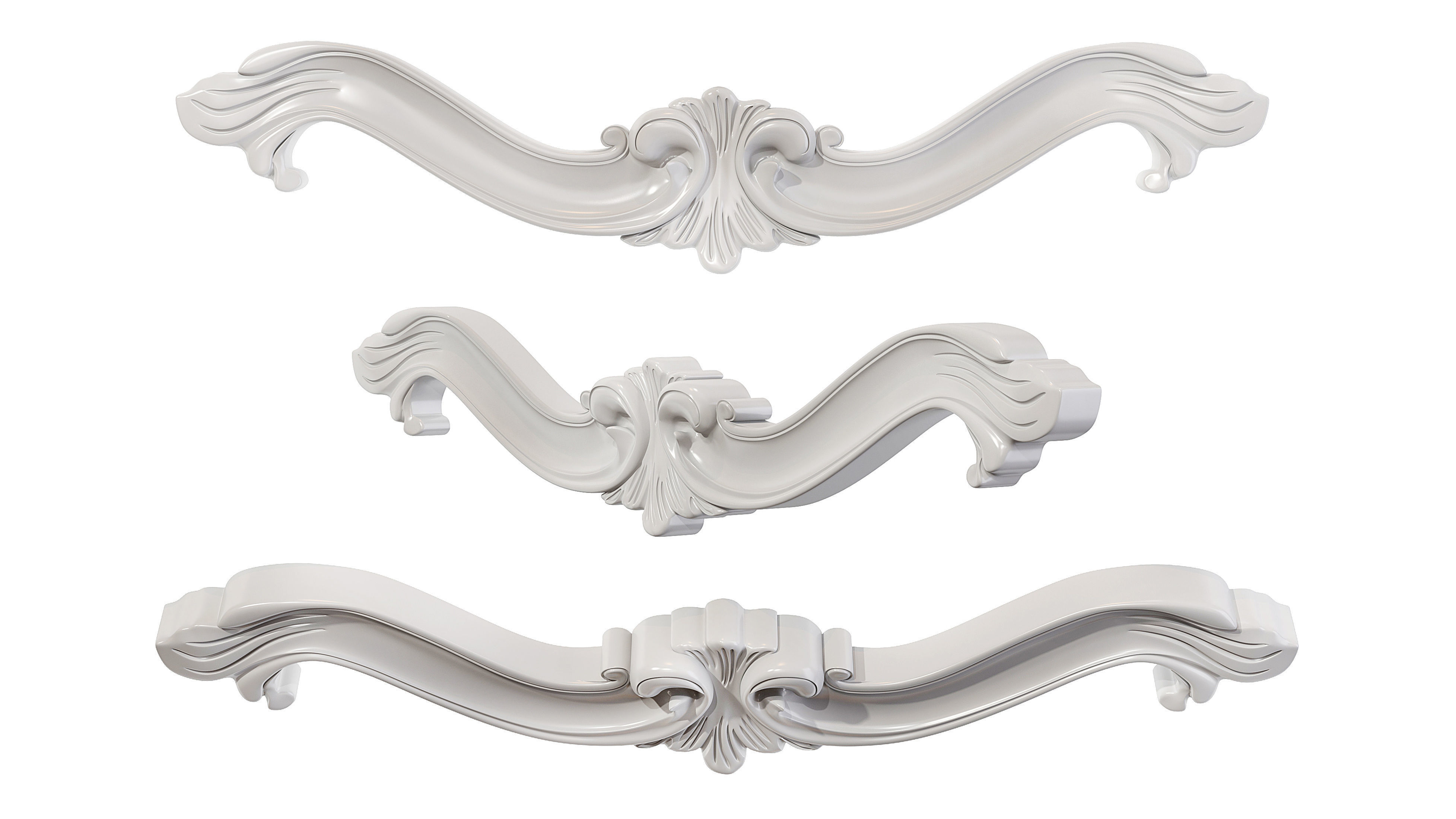 Classic carved 151 3D model_4