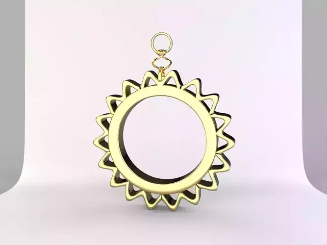 Gold Necklace 3D print model