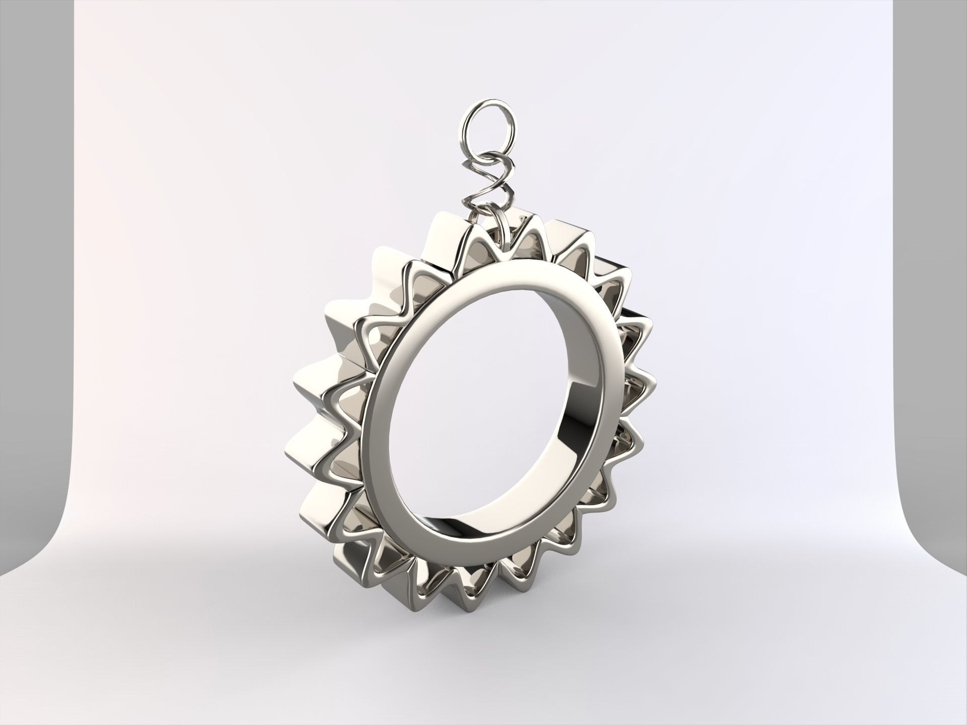 Gold Necklace 3D print model_5