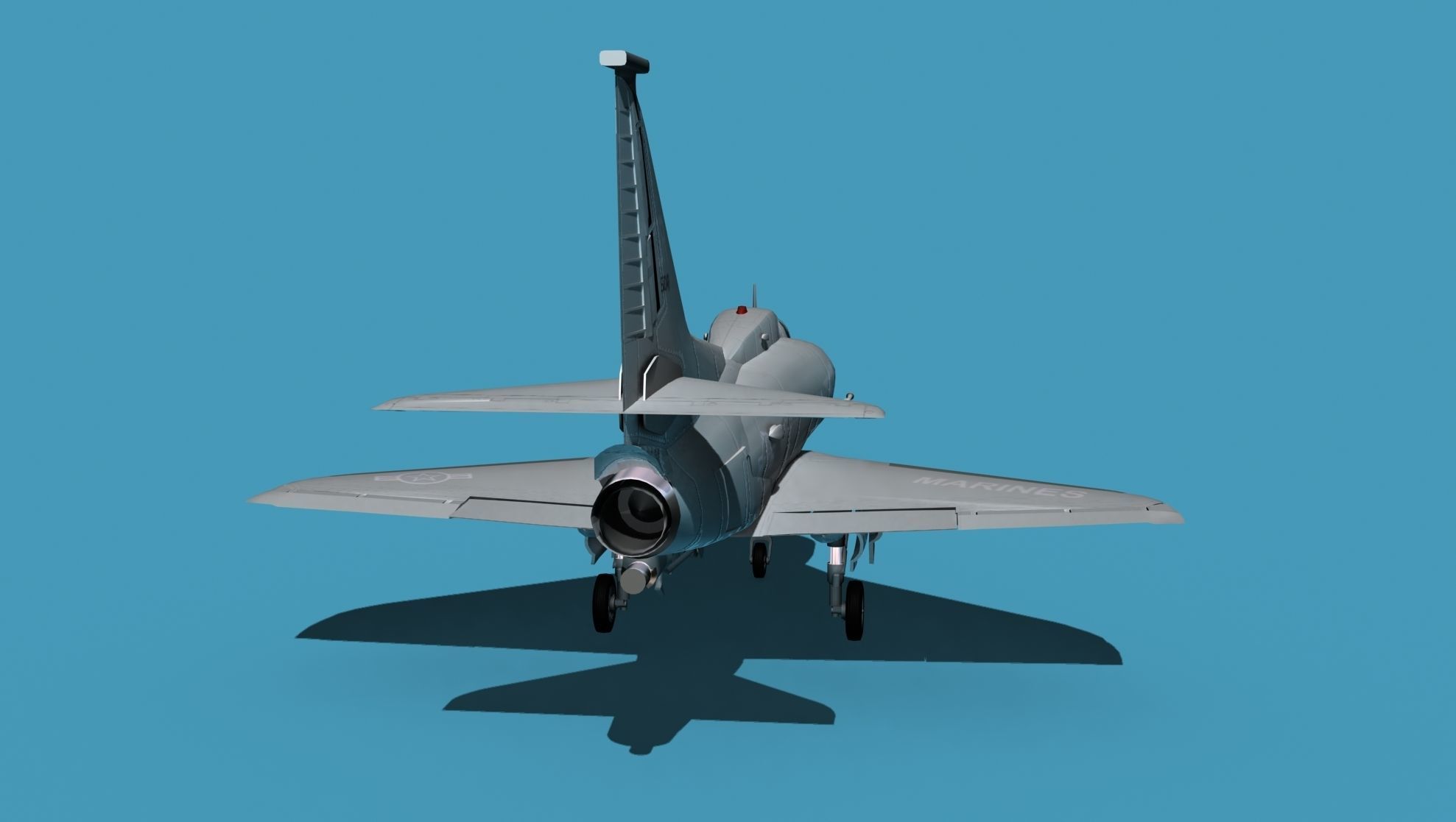Douglas A-4M Skyhawk V01 USN 3D model_19