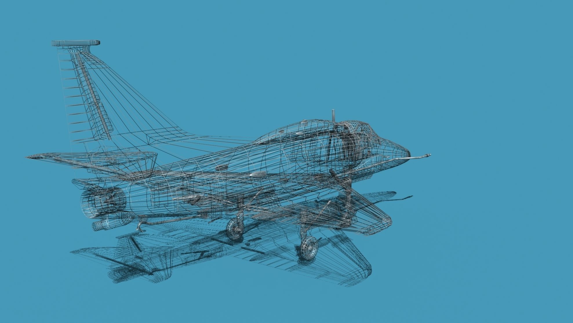 Douglas A-4M Skyhawk V01 USN 3D model_10