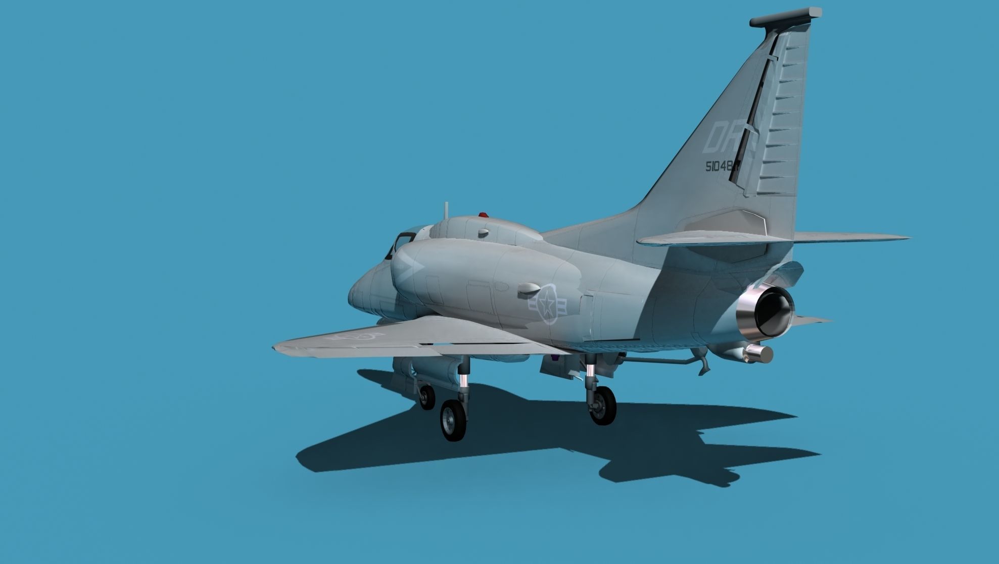 Douglas A-4M Skyhawk V01 USN 3D model_18