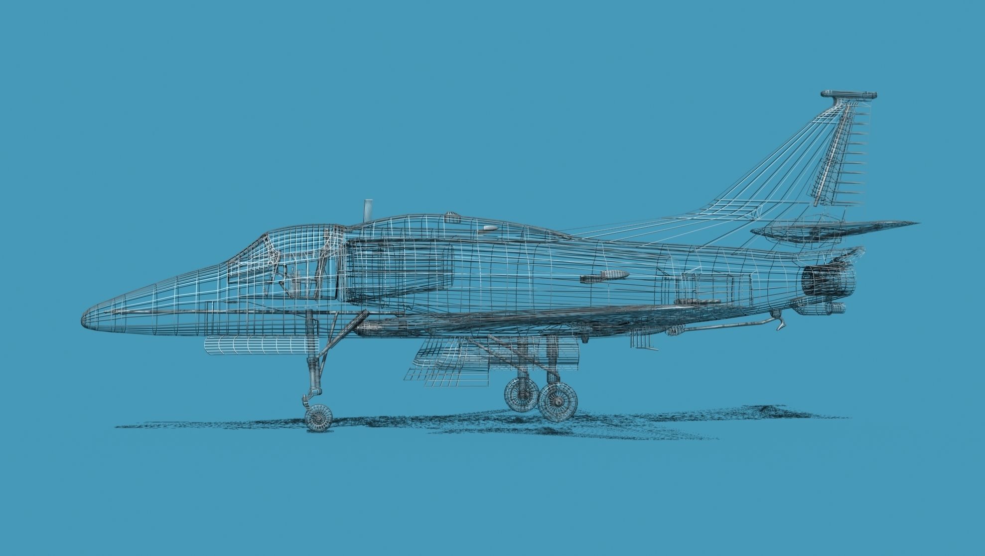 Douglas A-4M Skyhawk V01 USN 3D model_6