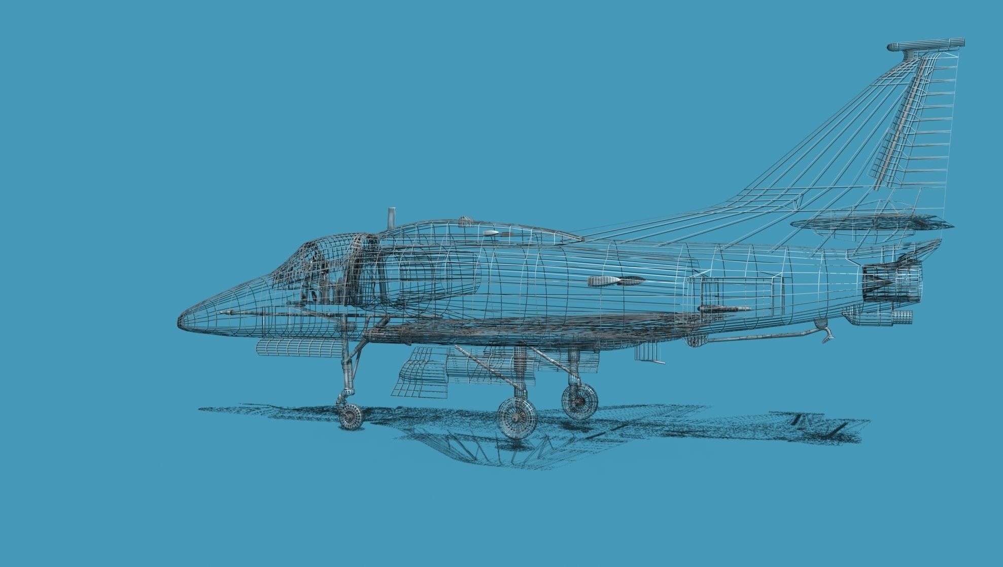 Douglas A-4M Skyhawk V01 USN 3D model_7
