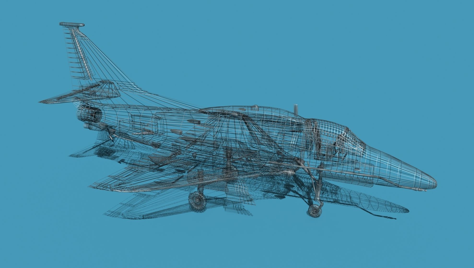 Douglas A-4M Skyhawk V03 USN 3D model_11