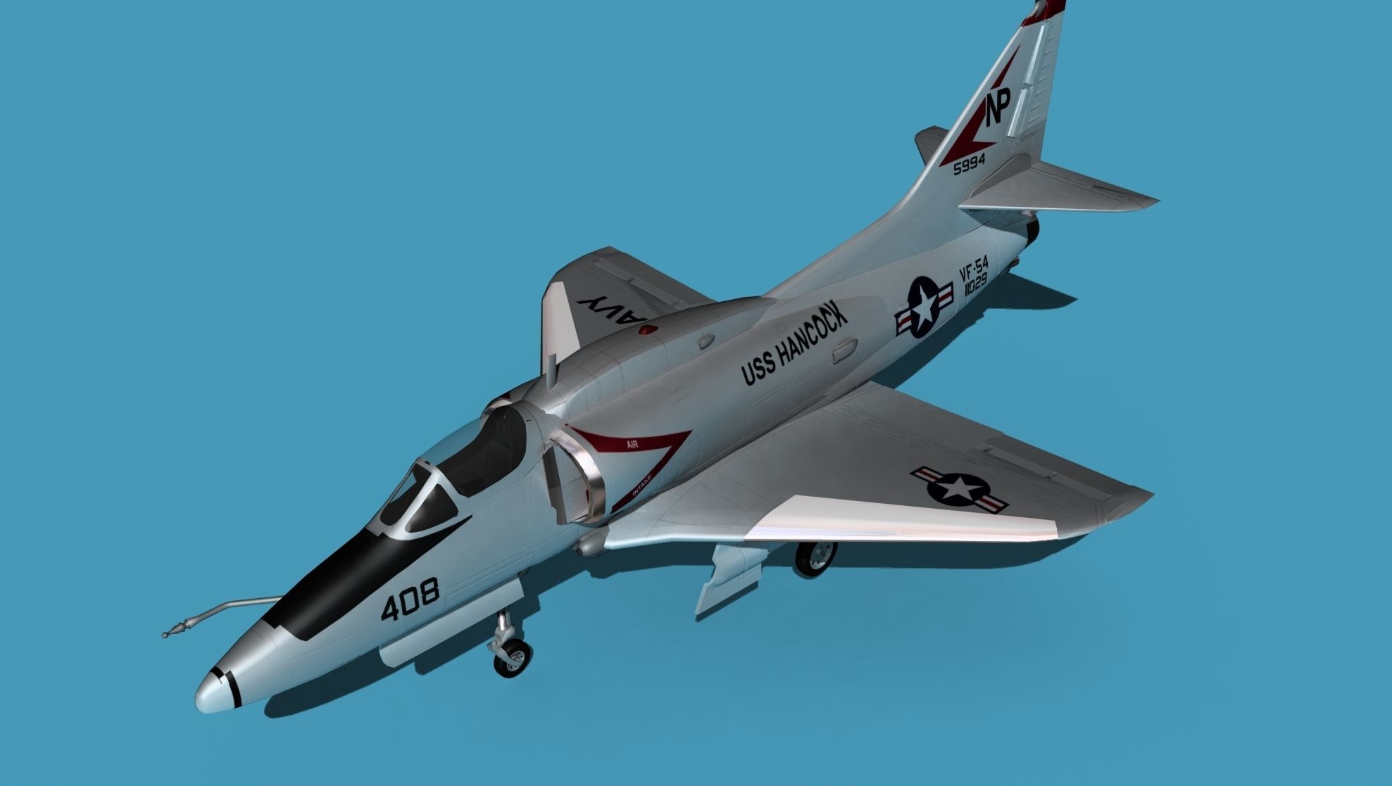 Douglas A-4M Skyhawk V03 USN 3D model_24