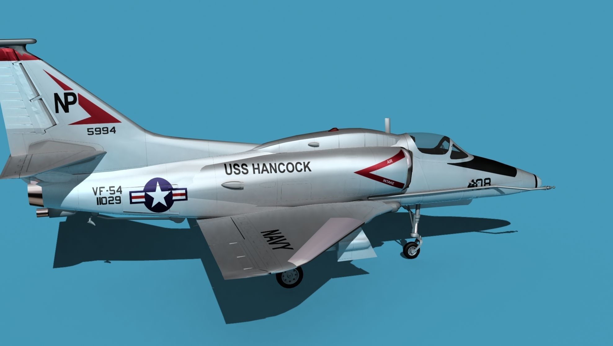 Douglas A-4M Skyhawk V03 USN 3D model_20