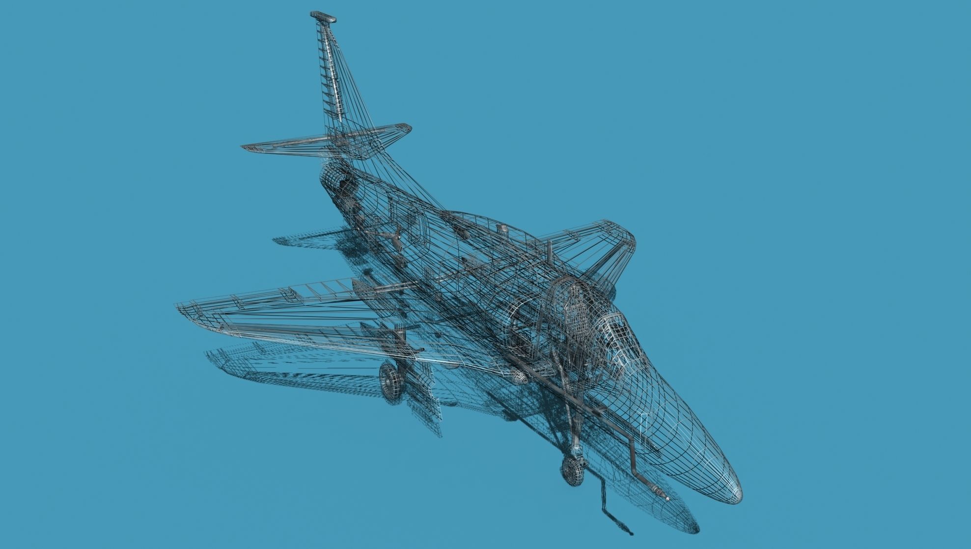 Douglas A-4M Skyhawk V03 USN 3D model_12