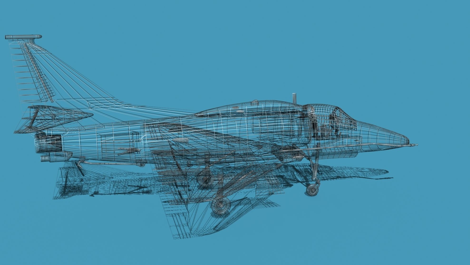 Douglas A-4M Skyhawk V03 USN 3D model_10