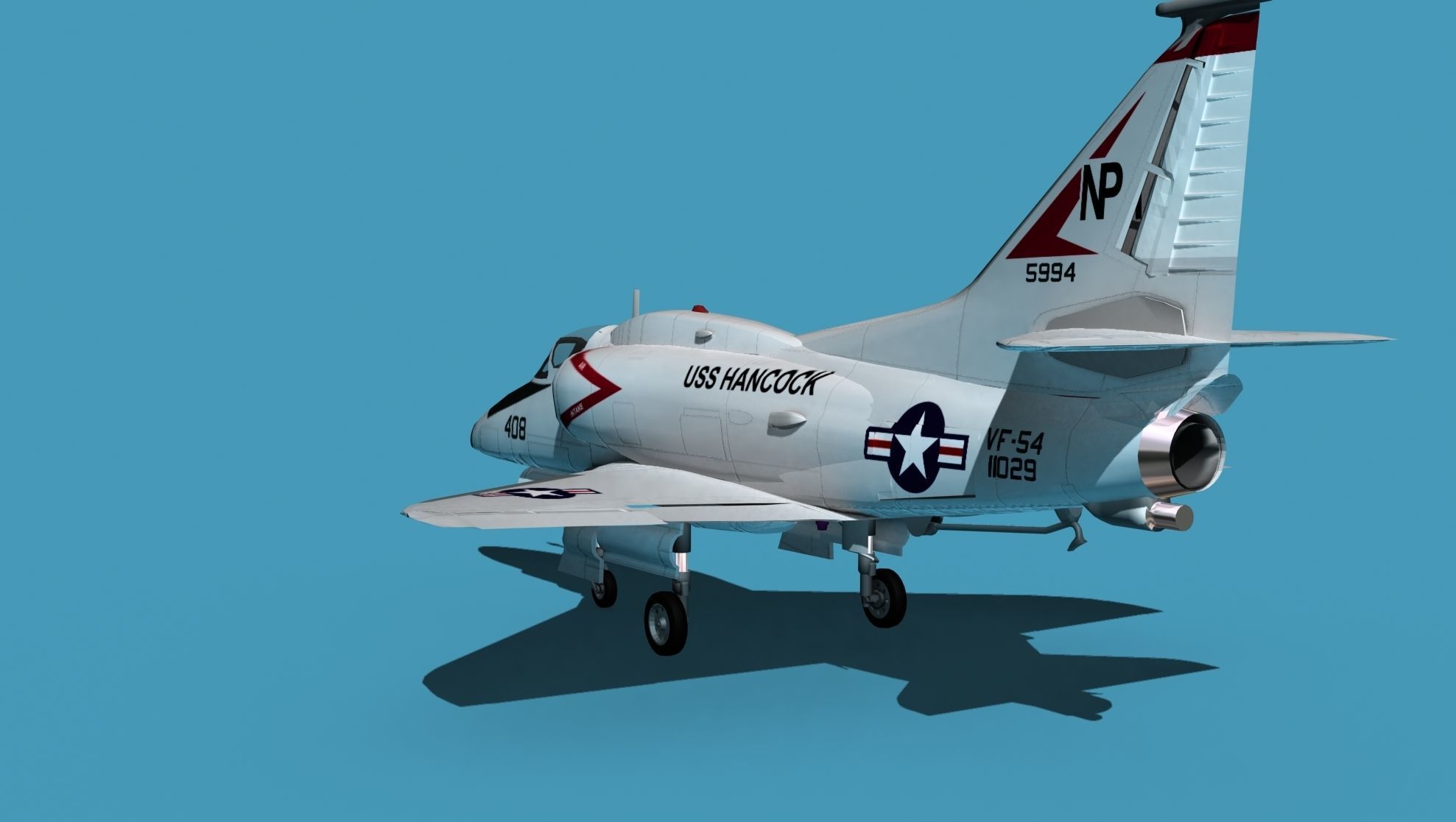 Douglas A-4M Skyhawk V03 USN 3D model_17