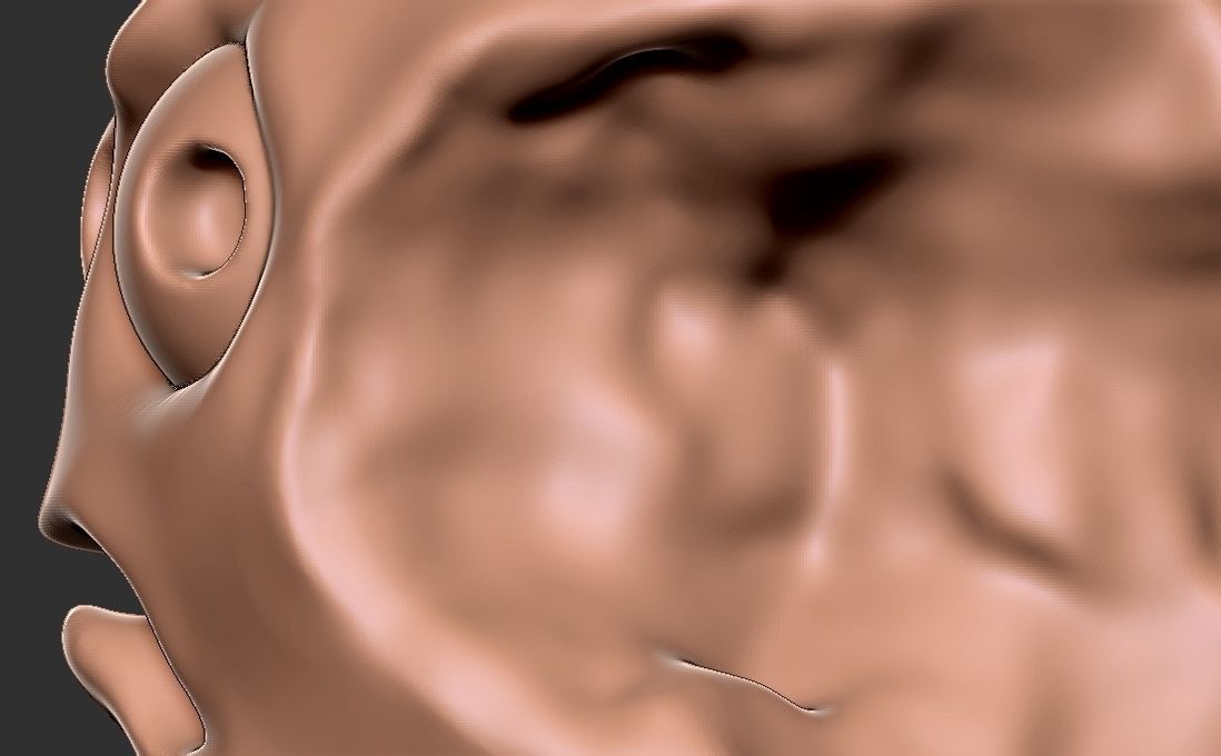 Caricature of apple getting angry for being bitten 3D print model_19