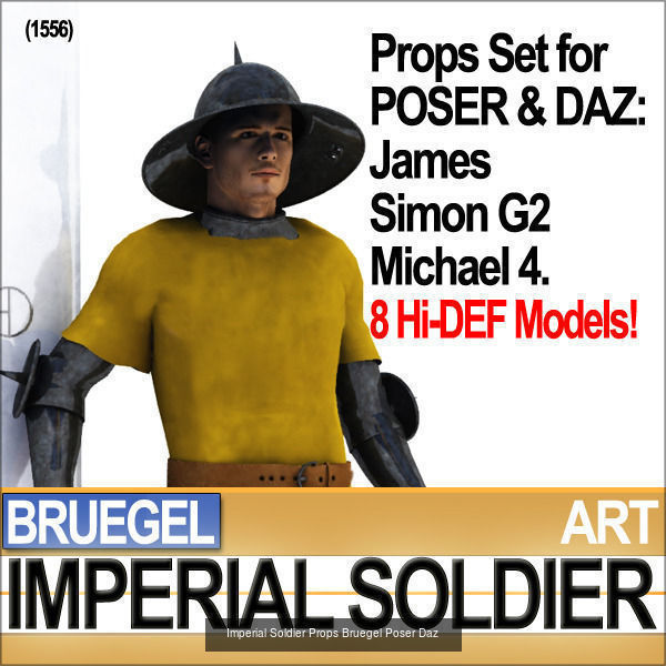 Medieval Soldiers 3D Model Collection_6