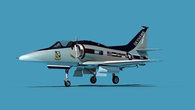 Douglas A-4M Skyhawk V08 USMC 3D model