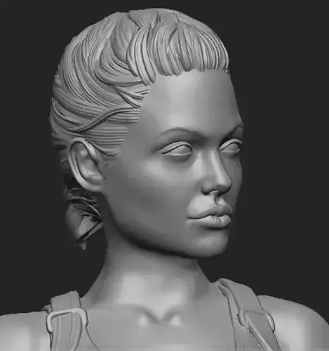 Tomb Raider  Angelina Jolie 3D print model