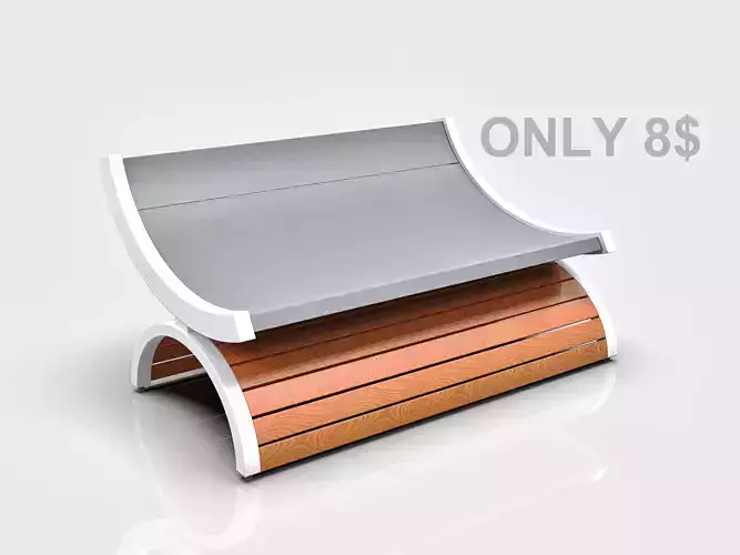 sketchup comfortable bench 3d modeling