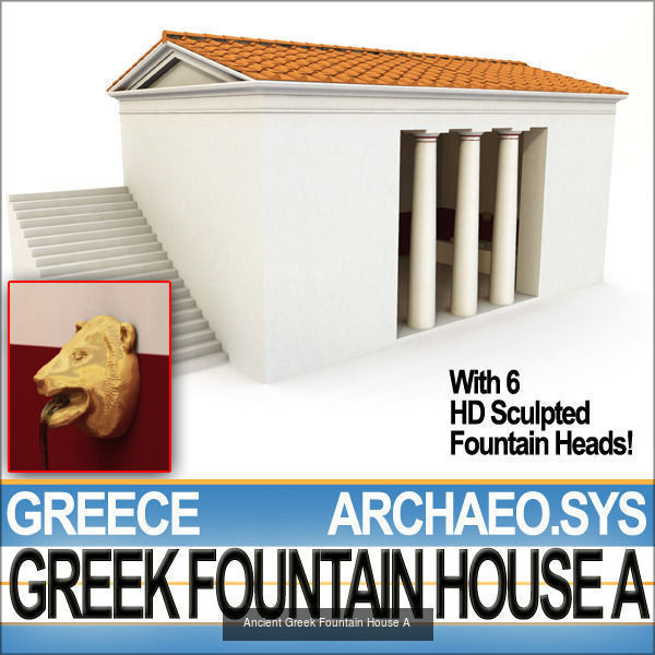 Ancient Greek Buildings 3D Model Collection_1