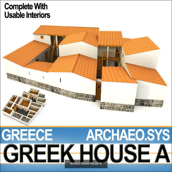 Ancient Greek Buildings 3D Model Collection_2