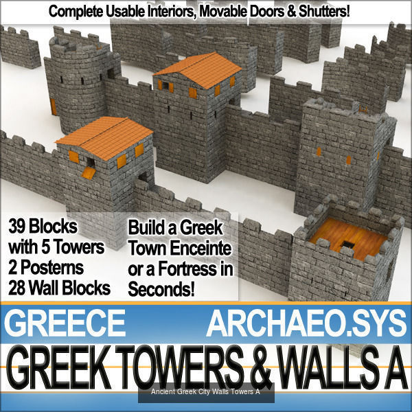 Ancient Greek Buildings 3D Model Collection_5