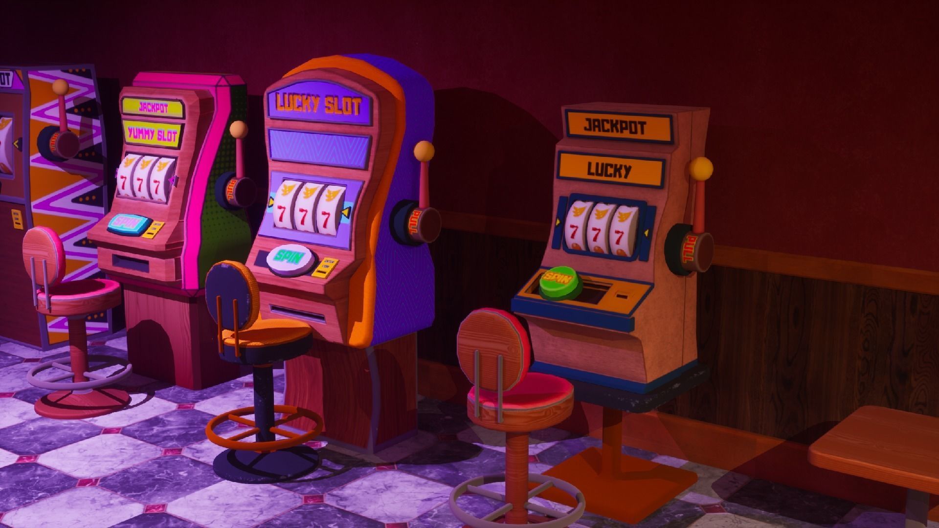 Ultimate Casino Pack Low-poly 3D model_35