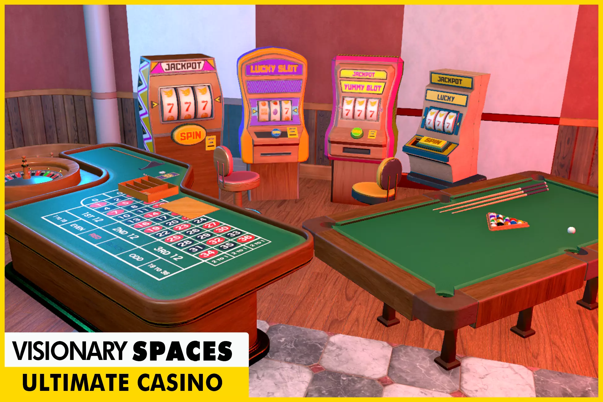 Ultimate Casino Pack Low-poly 3D model_0