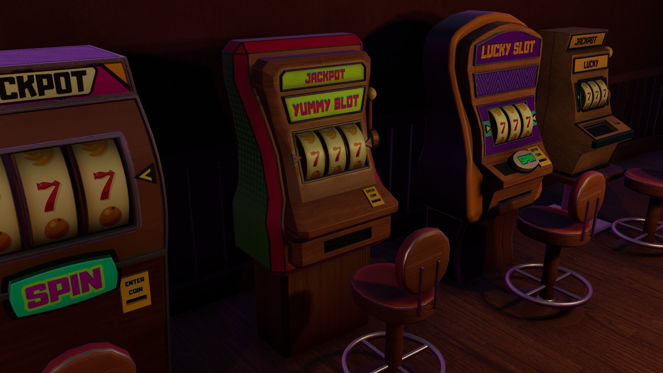 Ultimate Casino Pack Low-poly 3D model_19