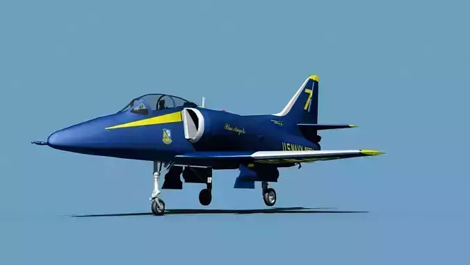 Douglas TA-4D Skyhawk V01 USN Blue Angels