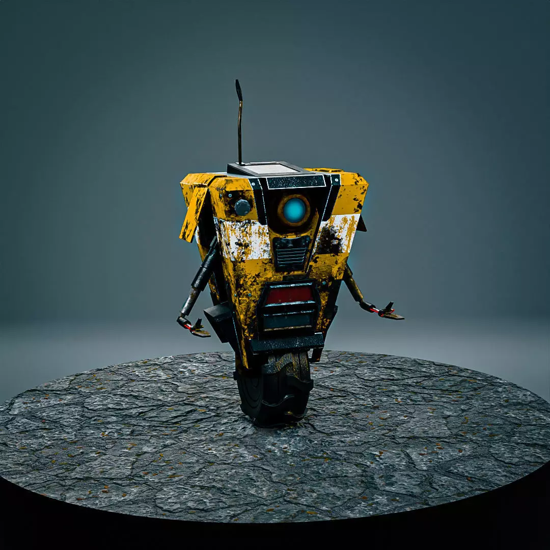 Borderlands - Clap Trap  Free 3D model_0