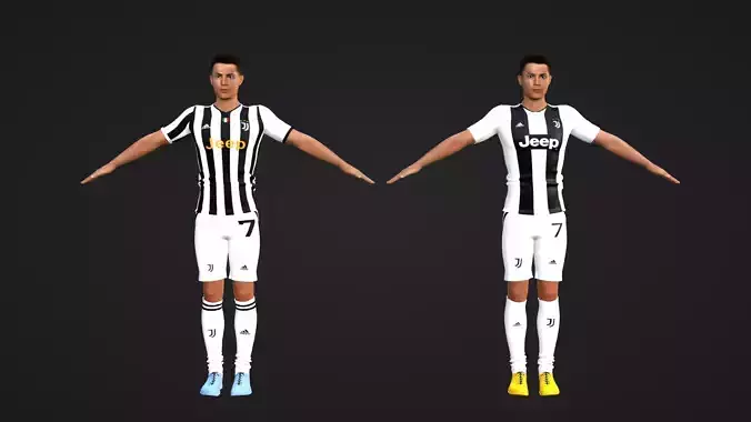 Cristiano Ronaldo - Juventus - Two Models