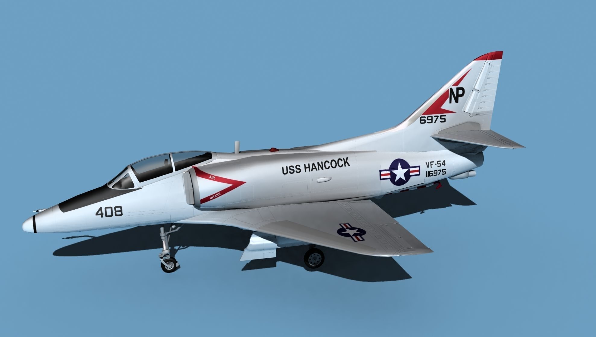 Douglas TA-4D Skyhawk V02 USN 3D model_9