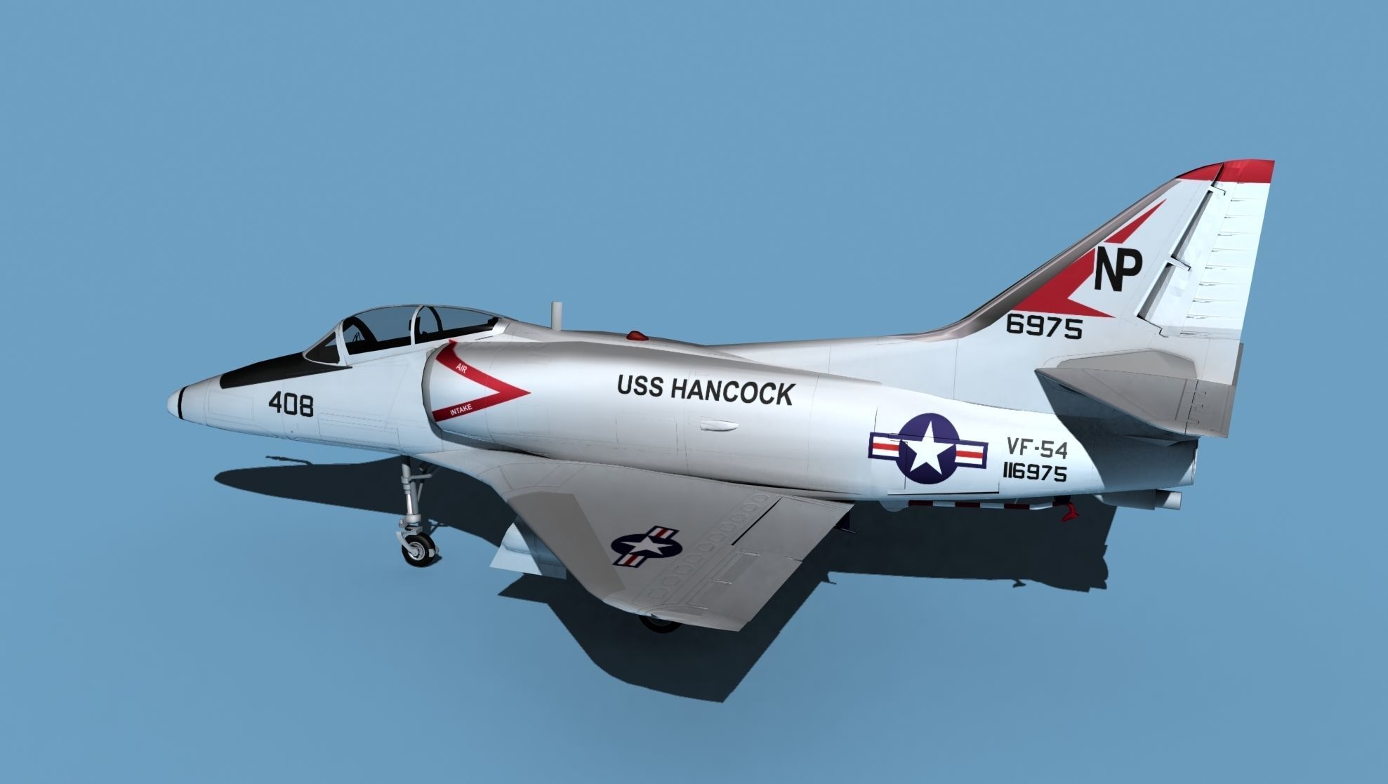 Douglas TA-4D Skyhawk V02 USN 3D model_8
