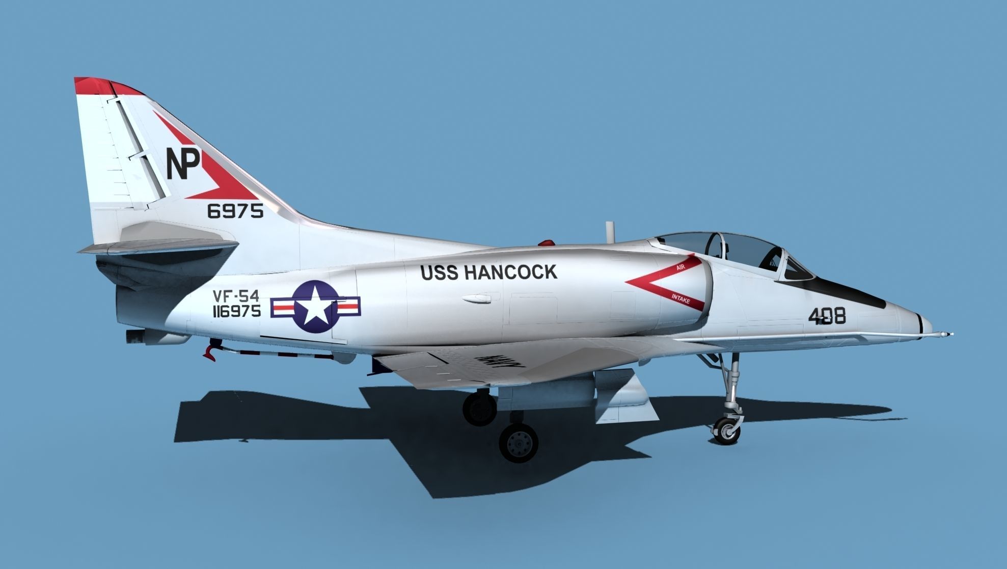 Douglas TA-4D Skyhawk V02 USN 3D model_4