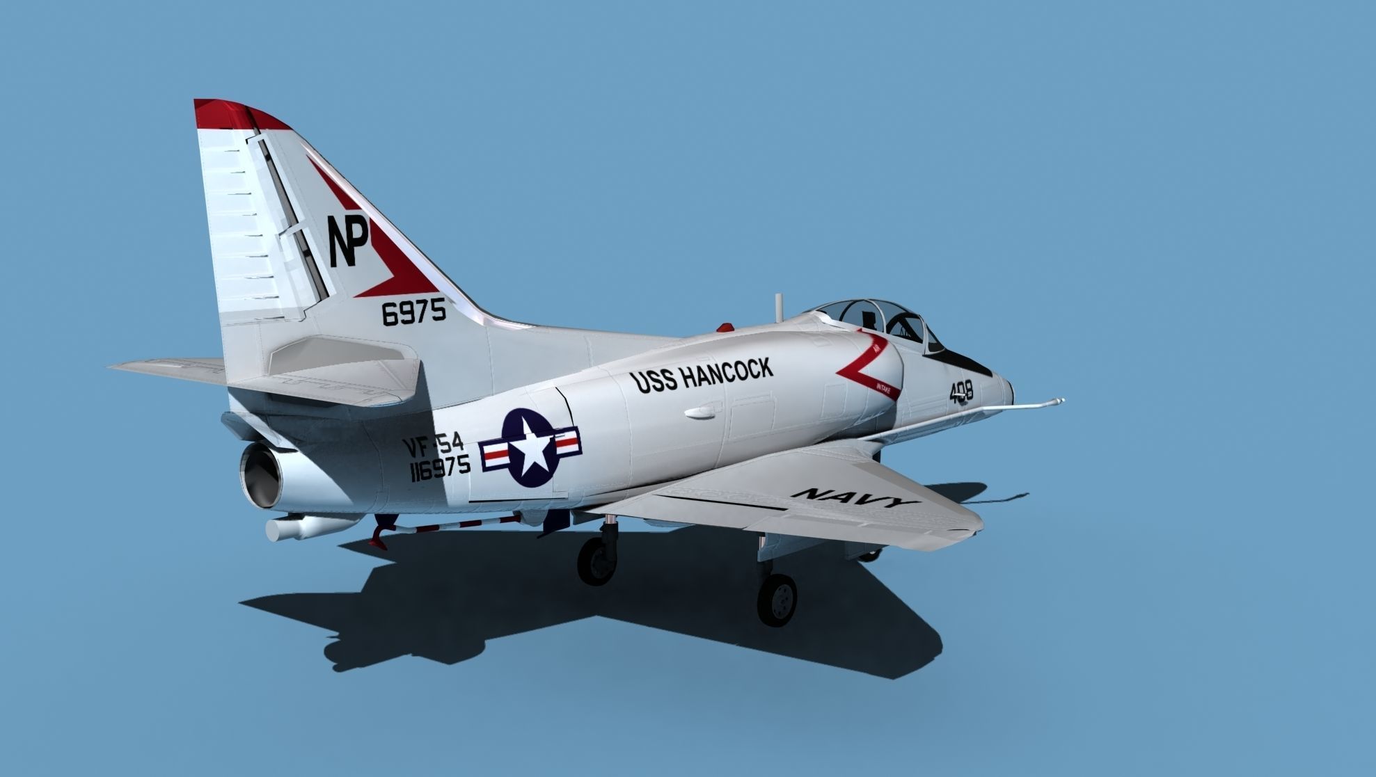 Douglas TA-4D Skyhawk V02 USN 3D model_5
