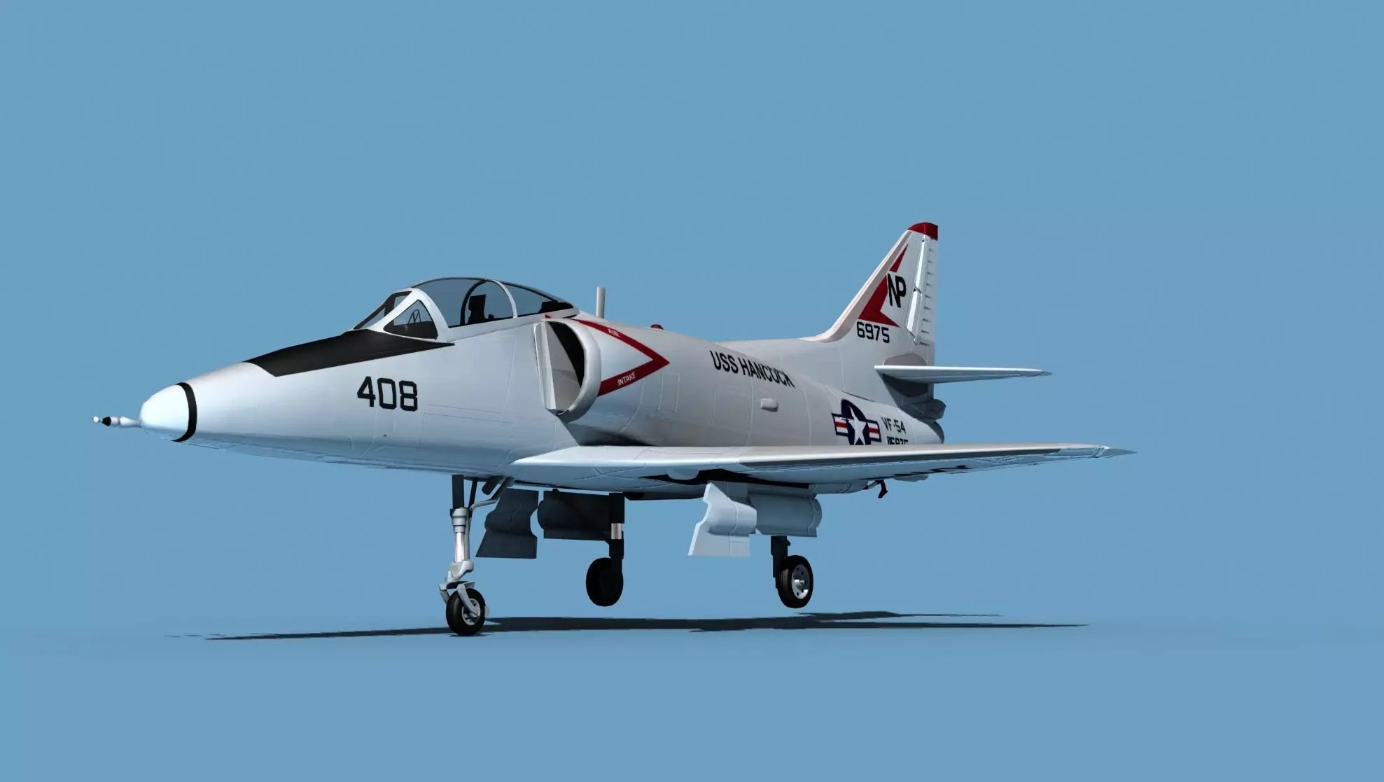 Douglas TA-4D Skyhawk V02 USN 3D model_0