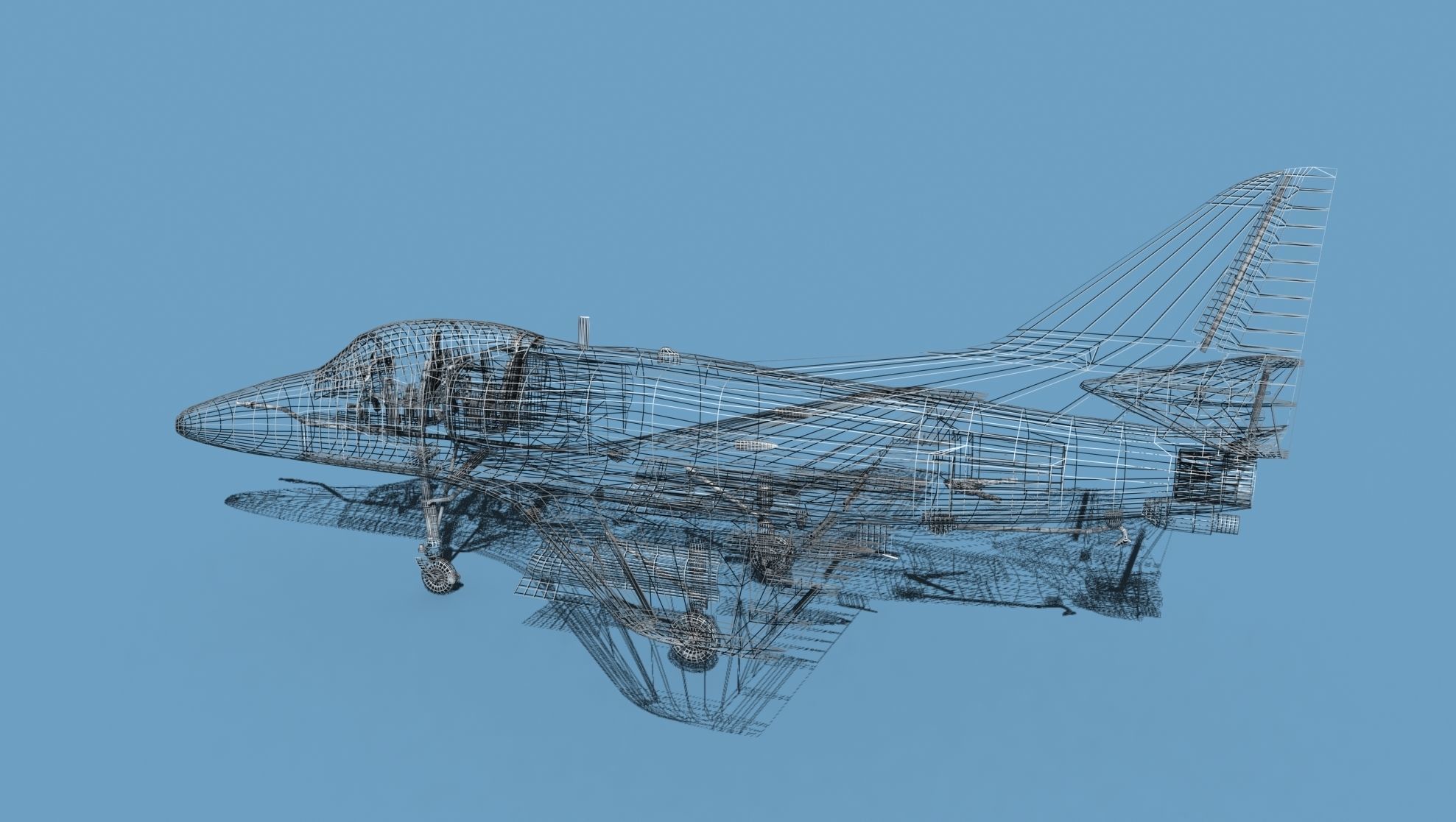 Douglas TA-4D Skyhawk V02 USN 3D model_16
