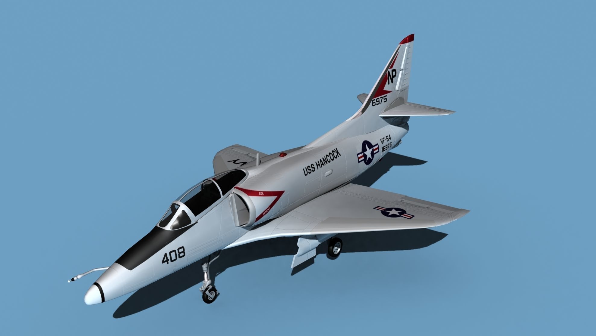 Douglas TA-4D Skyhawk V02 USN 3D model_10