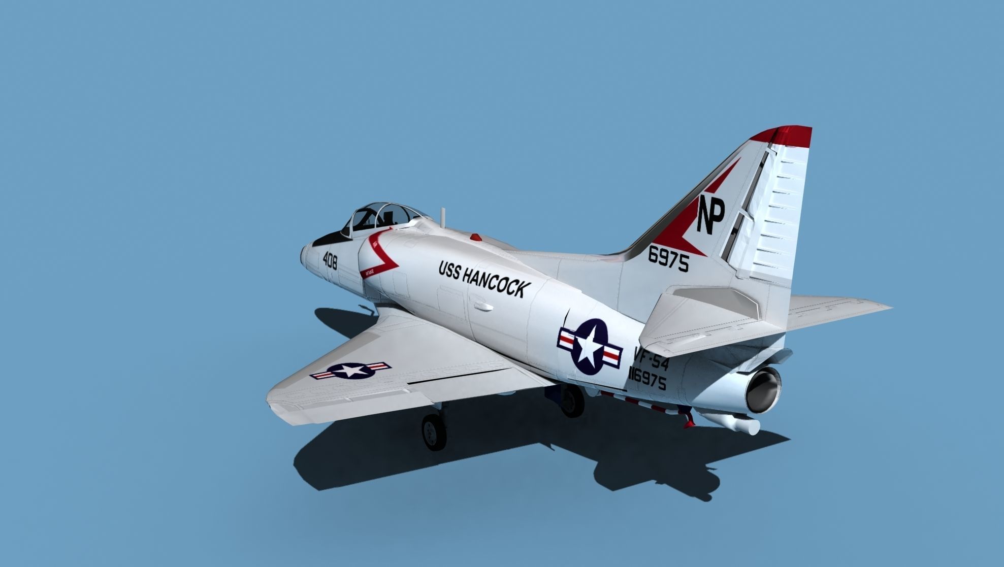 Douglas TA-4D Skyhawk V02 USN 3D model_7