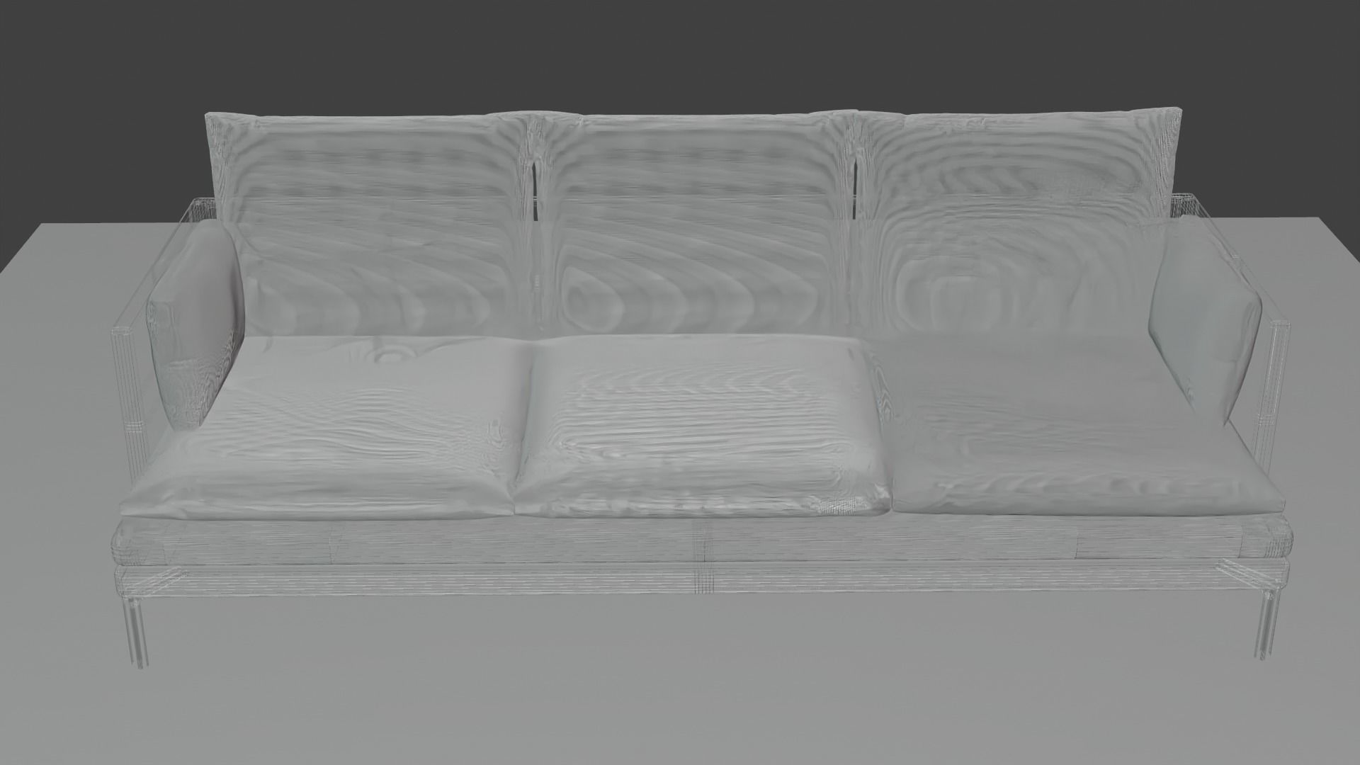 Couch Sofa Free low-poly 3D model_5