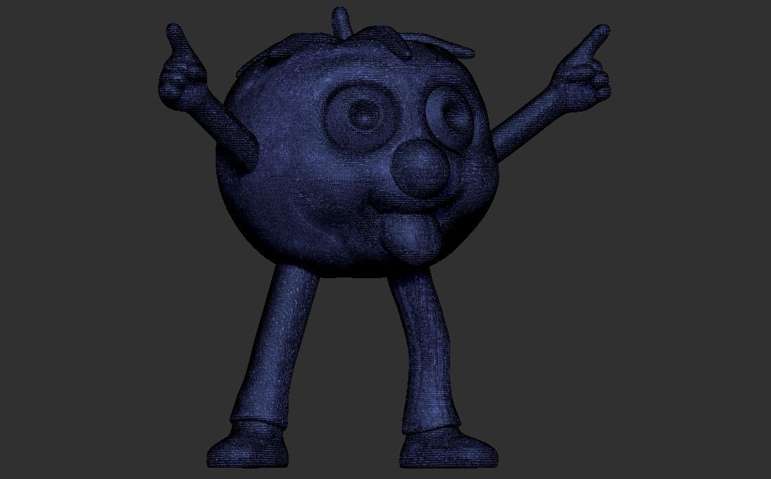 Party Tomato character 3D print model_21