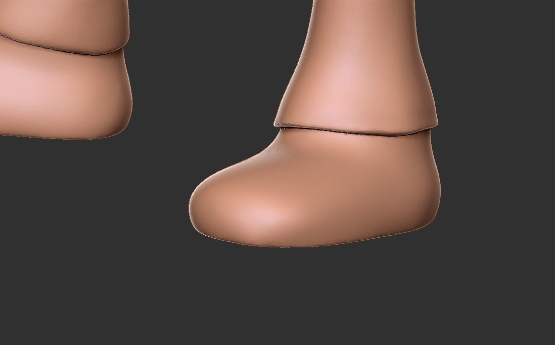 Party Tomato character 3D print model_16