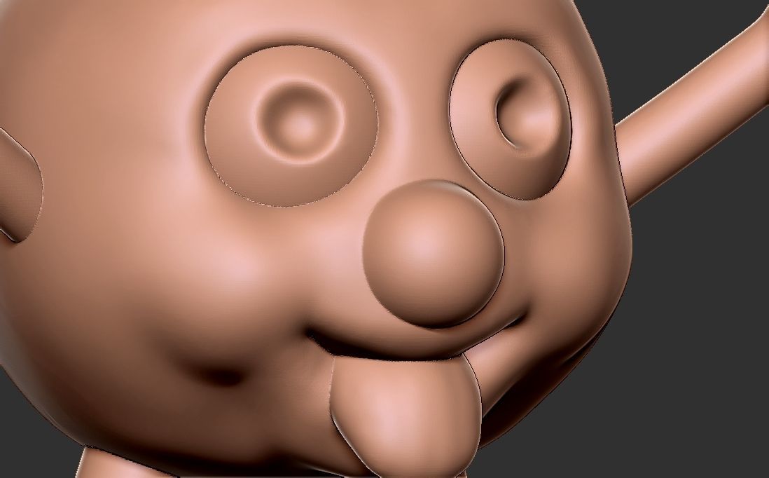 Party Tomato character 3D print model_12