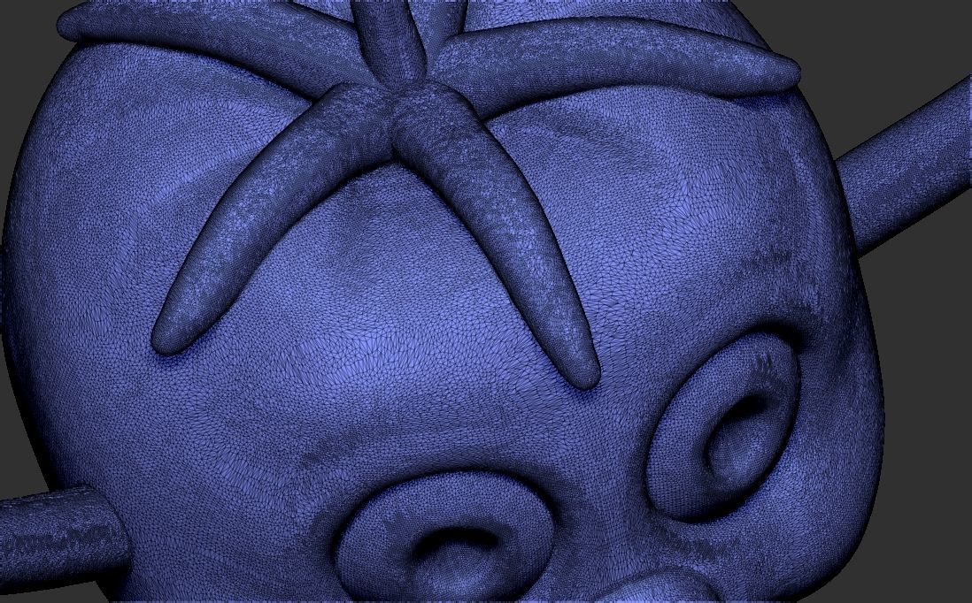 Party Tomato character 3D print model_24