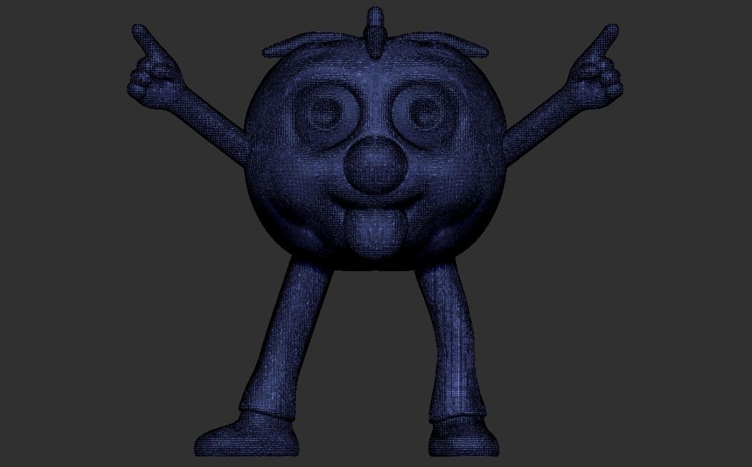 Party Tomato character 3D print model_20
