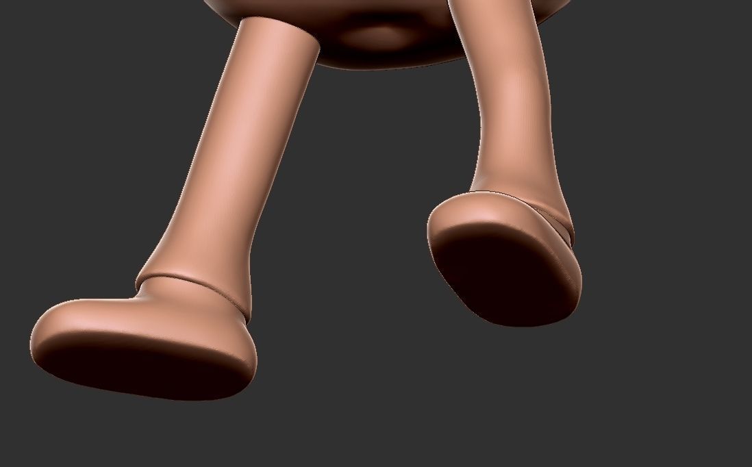 Party Tomato character 3D print model_17